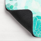 Am Meer, abstrakter Mosaikdruck. Mousepad (Ecke)
