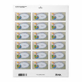 Am Meer Adressaufkleber (Vorne)