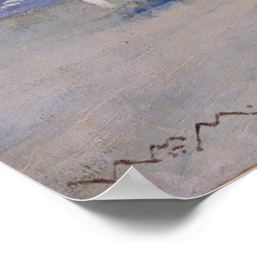 Am Meer | c.1892 Poster (Ecke)