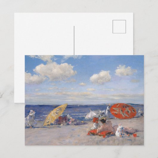 Am Meer, Canvas Print Postkarte (Vorne/Hinten)