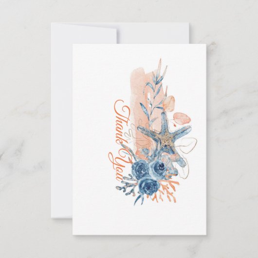 Am Meer Dankeschön Karte (Vorderseite)