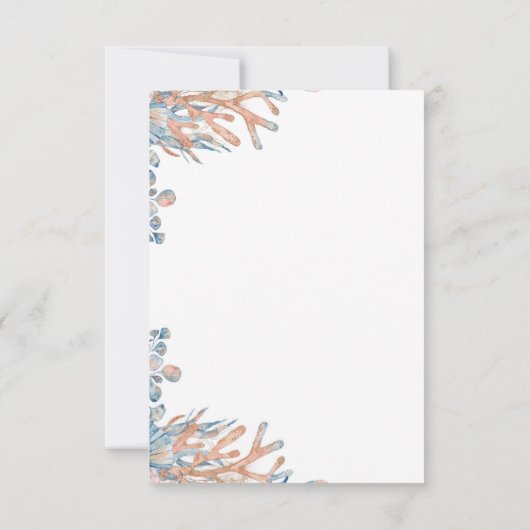 Am Meer Dankeschön Karte (Rückseite)