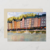 AM MEER, FRANKREICH POSTCARD POSTKARTE (Vorne/Hinten)