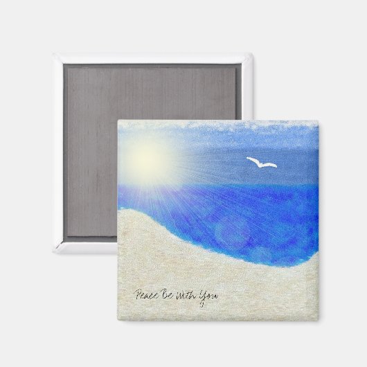 AM MEER (FRIEDEN SEIN MIT IHNEN) MAGNET (Vorderseite/Rückseite)