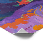 Am Meer, Gauguin Poster (Ecke)