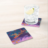 Am Meer, Gauguin Rechteckiger Pappuntersetzer (Vor Ort)