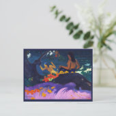 Am Meer, Paul Gauguin Postkarte (Stehend Vorderseite)