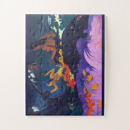 Am Meer, Paul Gauguin Puzzle (Vertikal)