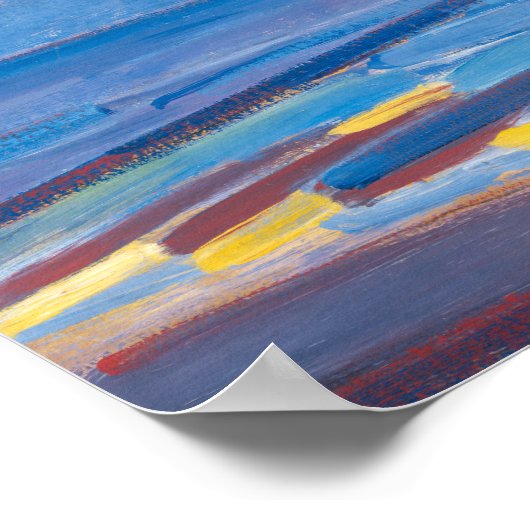 Am Meer | Piet Mondrian | Poster (Ecke)