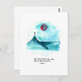 Am Meer Postkarte (Vorne/Hinten)