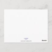 Am Meer Postkarte (Rückseite)