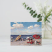 Am Meer Postkarte (Stehend Vorderseite)