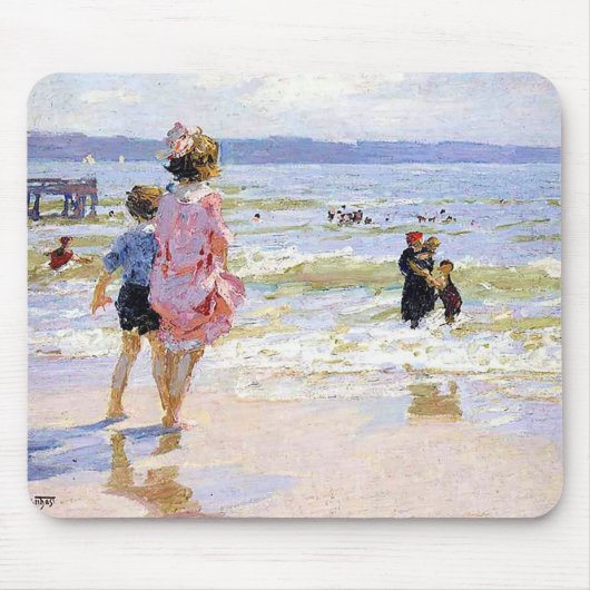 Am Meer von Edward Henry Potthast Mousepad (Vorne)