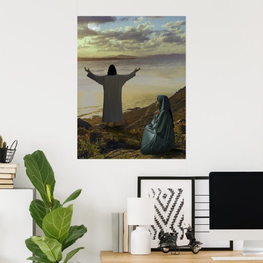 Am Meer von Galiläa Poster (Heimbüro)