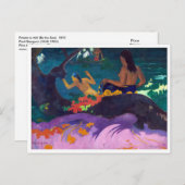 Am Meer von Gauguin Postkarte (Vorne/Hinten)