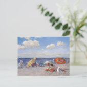 Am Meer, William Chase Postkarte (Stehend Vorderseite)