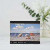 Am Meer William Merritt Chase Postkarte (Stehend Vorderseite)