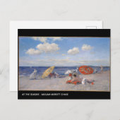 Am Meer William Merritt Chase Postkarte (Vorne/Hinten)