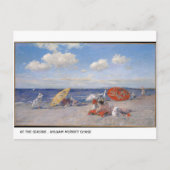 Am Meer William Merritt Chase Postkarte (Vorderseite)
