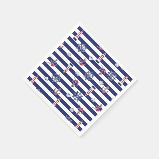 Am Meeresmuster Serviette (Ecke)