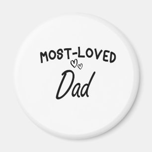 Am meisten geliebter Papa, Weihnachtsgeschenk, Vat Magnet