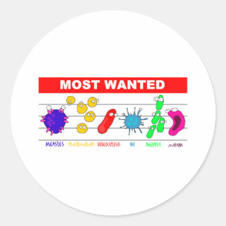 Am meisten Gewollt Runder Aufkleber