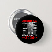 Am meisten Gewollt Trump 2024 Button (Vorne & Hinten)