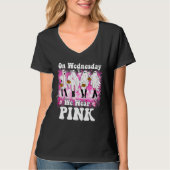 Am Mittwoch tragen wir Pink Ghost Dance Halloween T-Shirt (Vorderseite)