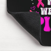 Am Mittwoch tragen wir rosa Ribbon Brustkrebs Awa Mousepad (Ecke)