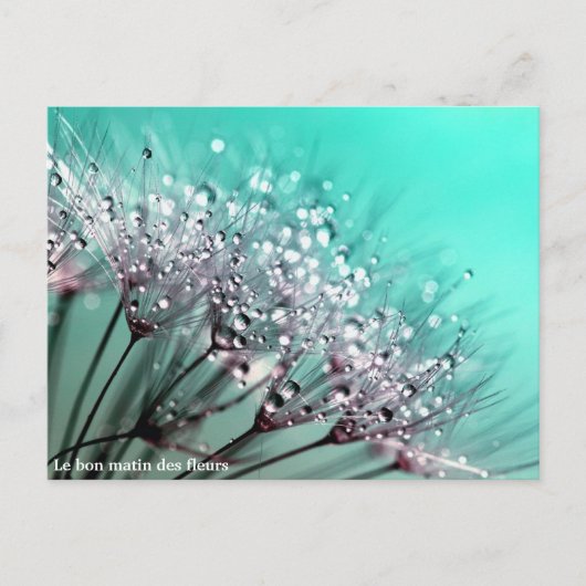 Am Morgen der Blumen Ankündigungspostkarte (Vorderseite)