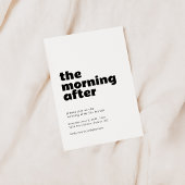 Am Morgen nach der Hochzeit Einladung zum Brunch