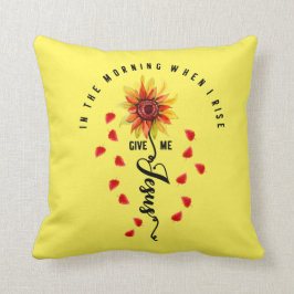 Am Morgen, wenn ich aufstehe, gibt mir Jesus Sonne Kissen