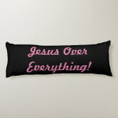 Am Morgen, wenn ich aufstehe, Jesus über alles Seitenschläferkissen (Rückseite)