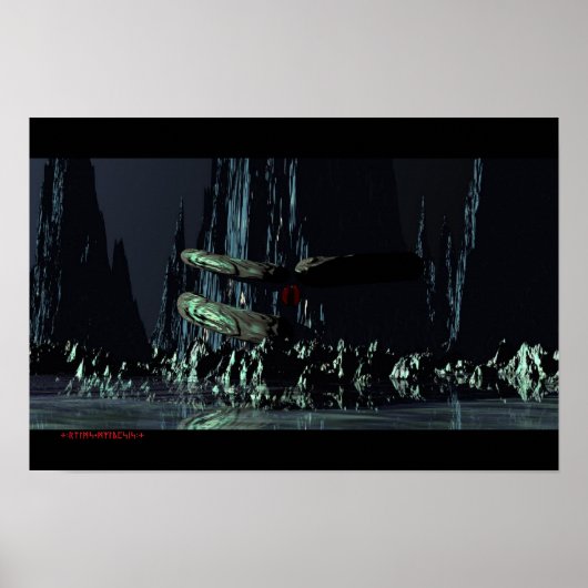 Am Munde des Berges Poster (Vorne)