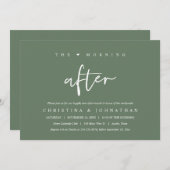 Am Nachmittag, glücklicherweise immer nach dem Bru Einladung (Vorne/Hinten)