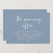 Am Nachmittag, nach der Hochzeit Brunch-Feier Einladung (Vorne/Hinten)