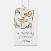 Am neunten Weihnachtsfeiertag Geschenkanhänger (Vorderseite)