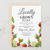 Am Ort gewachsener Bauers-Markt verbindet Einladung (Vorne/Hinten)