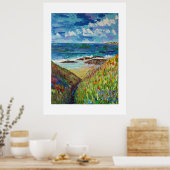 Am Ozean in der Bretagne Poster (Küche)