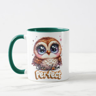 Am Perfect Quote Tasse   Vertrauter und lustiger S
