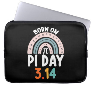 Am Pi-Tag Geboren Geburtstag Mathe Lustig Laptopschutzhülle