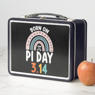 Am Pi-Tag Geboren Geburtstag Mathe Lustig Metall Brotdose