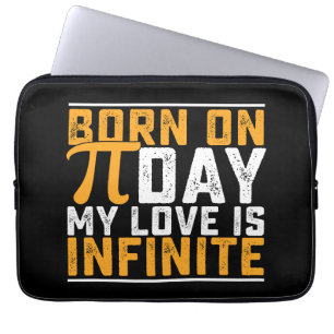 Am Pi Tag Geboren Meine Liebe Ist Unendliche Mathe Laptopschutzhülle