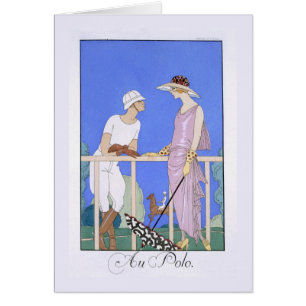 Am Polo 1920-29 (pochoir Druck)