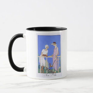 Am Polo 1920-29 (pochoir Druck) Tasse