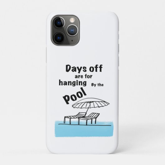Am Pool entspannen Case-Mate iPhone Hülle (Rückseite)