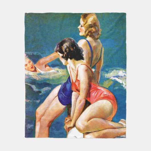 Am Pool Fleecedecke (Vorderseite)