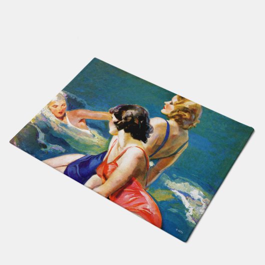 Am Pool Fußmatte (Schrägansicht)