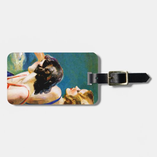 Am Pool Gepäckanhänger (Vorderseite horizontal)