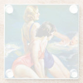 Am Pool Glasuntersetzer (Rückseite)